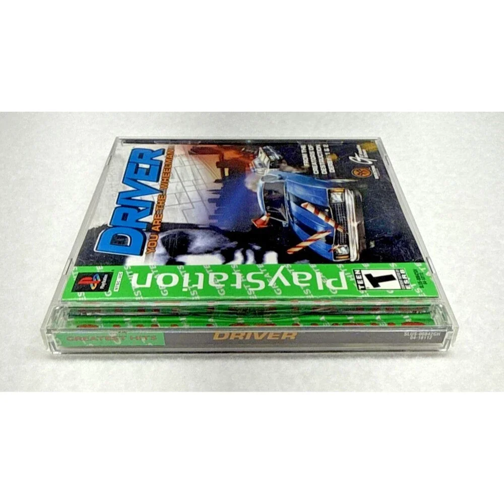 Driver Greatest Hits PS1 Sony PlayStation Complete CIB w/ Manual Untested